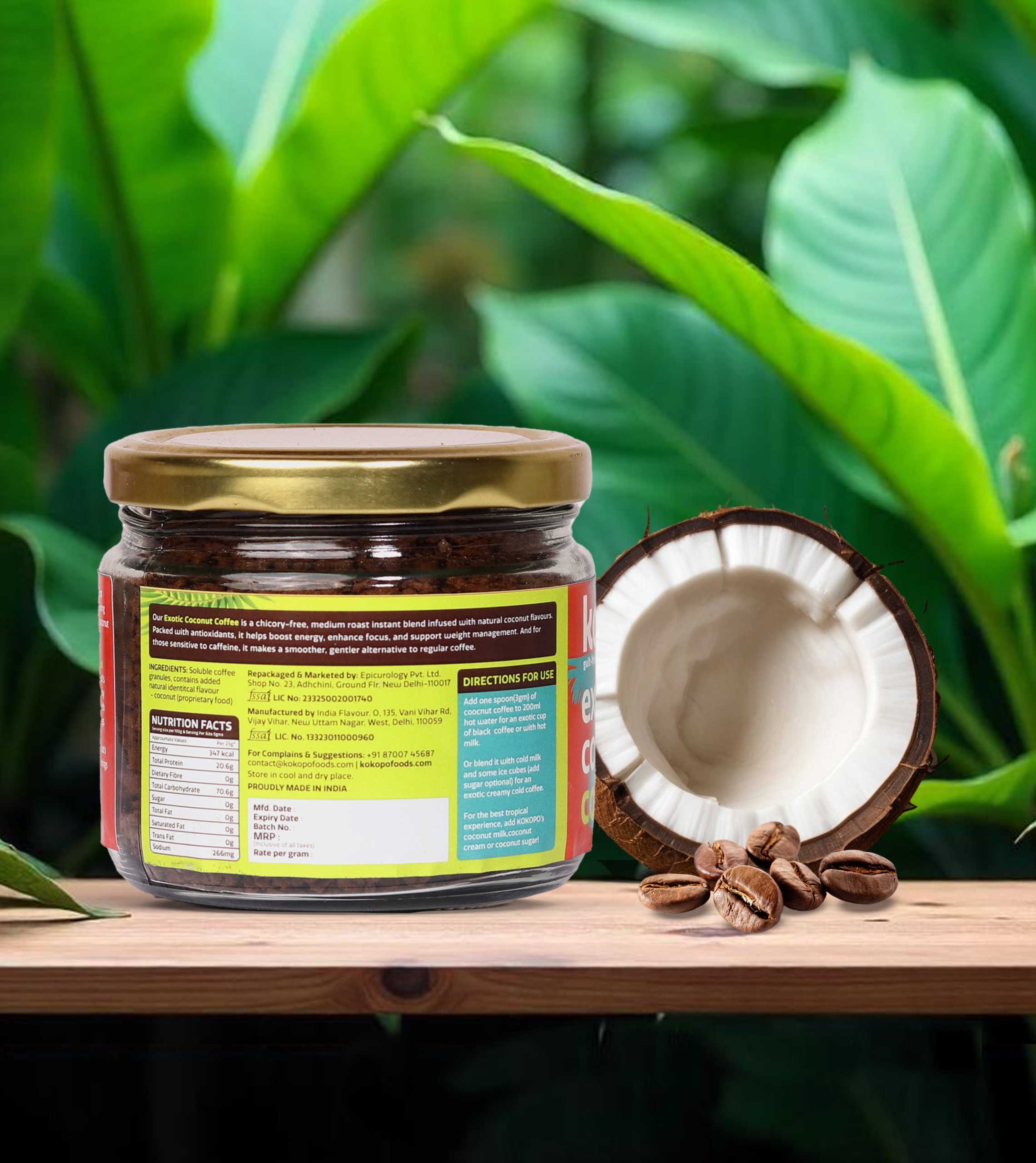 coco❗️ KOKOPO Natural Coconut Coffee
