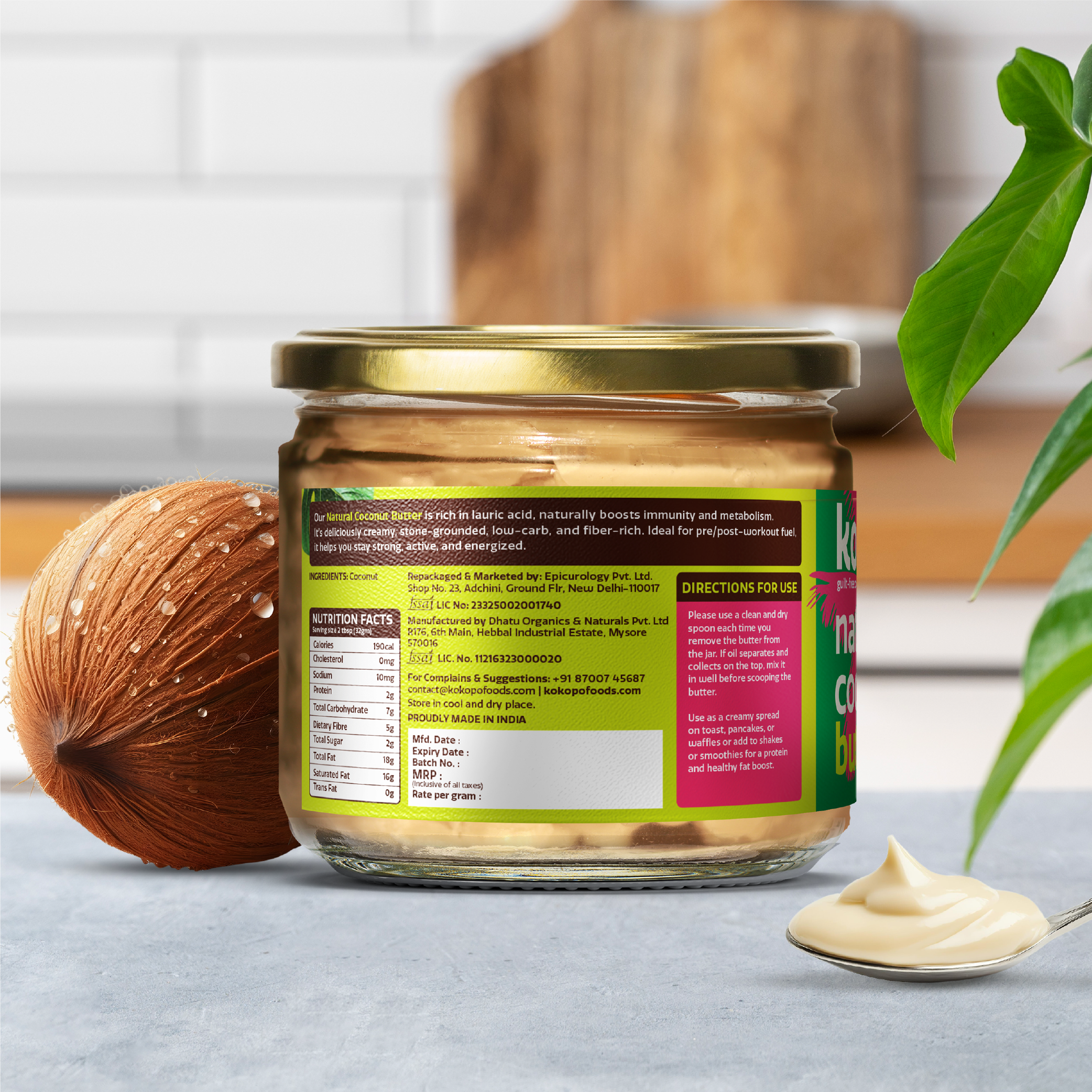 Natural Coconut Butter - Image 2